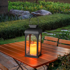 Solar Traditional Black Lantern