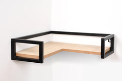 Industrial Corner Wall Shelf