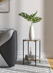 Industrial Metal Side Table
