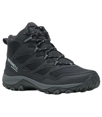 Merrell Mid Waterproof Mens Black Boots