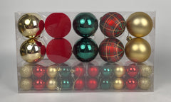 Pack of 50 Yuletide Christmas Baubles