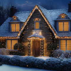 480 LED Outdoor Warm White Cluster Lights