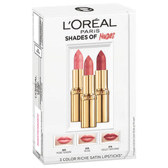 L'Oréal Riche Satin Lipstick Trio