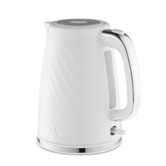 Swan Windsor 1.7L Textured White Kettle