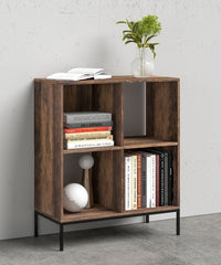 Industrial 4 Cube Unit with Metal Legs