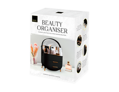 Black Cosmetic Storage Case with Handle