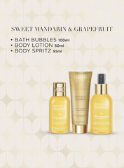Baylis & Harding Sweet Mandarin & Grapefruit Gift Wrapped Pamper Trio Gift Set