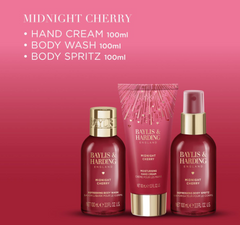 Baylis & Harding Midnight Cherry Luxury Wash Bag Gift Set