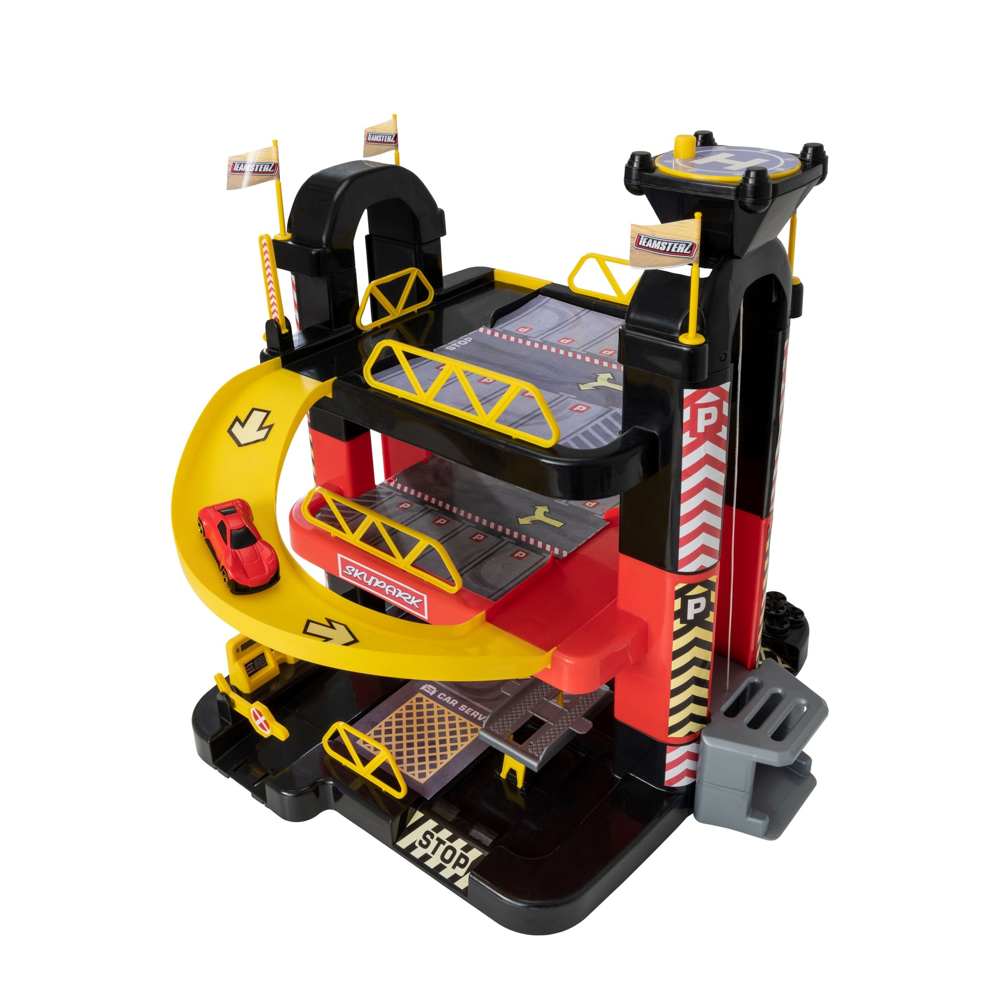 Driving force 3 sales level garage playset