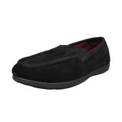 Padders Men's Henry Black Slippers