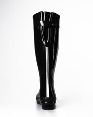 Joules Women's Gloss Black Field Wellington Boots