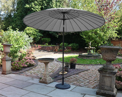 Royalcraft Shanghai Grey 2.7m Crank and Tilt Parasol