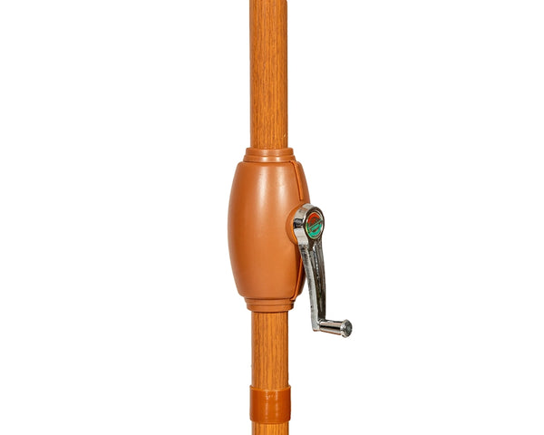 Royalcraft Woodlook Crank and Tilt Parasol - Ivory 2.5m