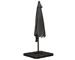 Royalcraft Grey 3m Standard Cantilever Powder Coated Parasol with Cross Stand