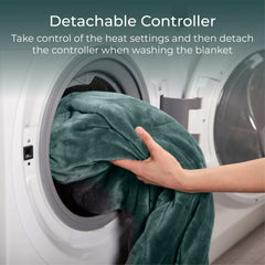 Fleece Electric Blue Over Blanket