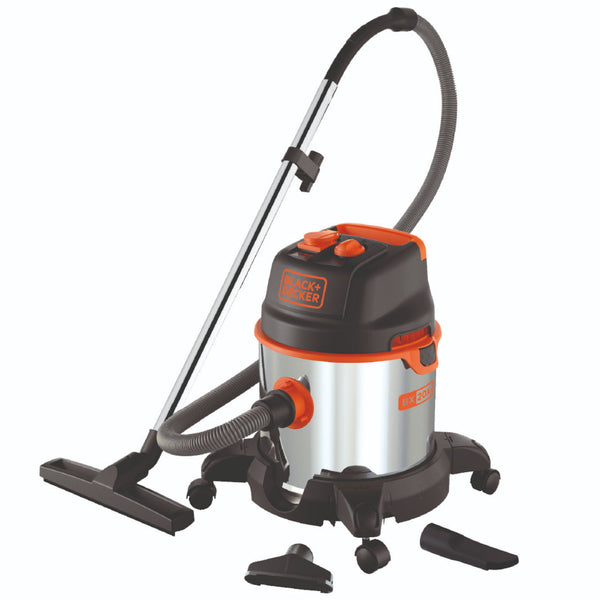 BLACK+DECKER 20L 1.4KW Wet & Dry Vacuum 18KPA Stainless Steel