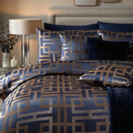 Soiree Bardon Duvet Cover Set - Navy