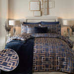 Soiree Bardon Duvet Cover Set - Navy
