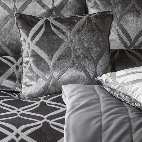 Soiree Belfort Cushion Cover 43x43cm - Slate