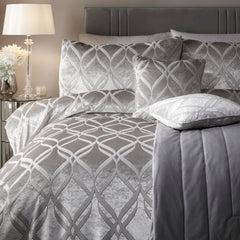Soiree Belfort Silver Duvet Cover Set
