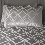 Soiree Belfort Duvet Cover Set - Silver