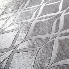 Soiree Belfort Silver Duvet Cover Set