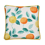 Dreams & Drapes Design Botanical Fruits Outdoor Filled Cushion 43x43cm - Green