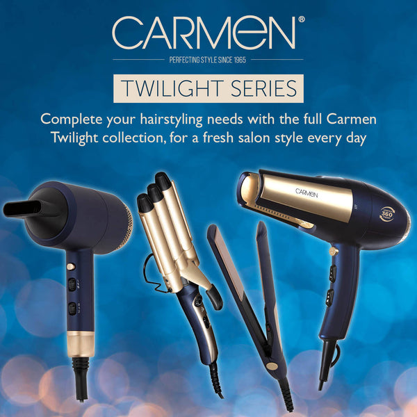 Carmen Gift Twilight DC Pro Keratin Hair Dryer and Ceramic Straightener