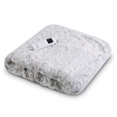 Fleece Electric White Over Blanket