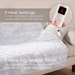 Fleece Electric White Over Blanket