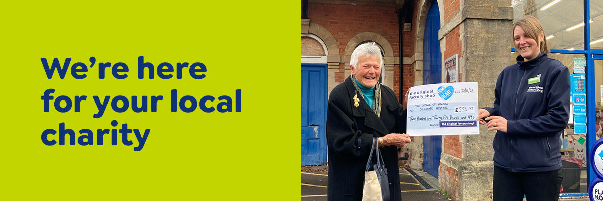 We're here for your local charity