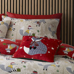 Christmas Foraging Fox Multi Cushion Cover