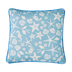 Fusion Sea Foam Crab Outdoor Filled Cushion