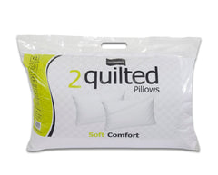 Easy Comfort Quilted Pillow Pair