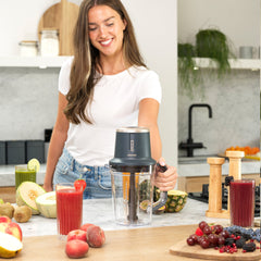 Salter Grey and Gold Cordless Jug Blender