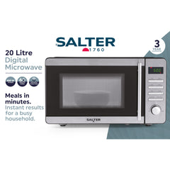 Salter Stainless Steel 20L Digital Microwave