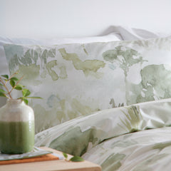 Appletree Loft Edale Green Duvet Cover Set
