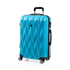 Gino Ferrari Light Blue ABS Suitcase