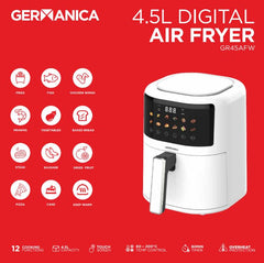 Germanica White 4.5L Digital Air Fryer