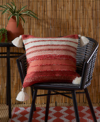 Drift Home Grayson Terracotta Outdoor Filled Cushion