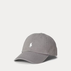 Ralph Lauren Cotton Chino Grey Baseball Cap