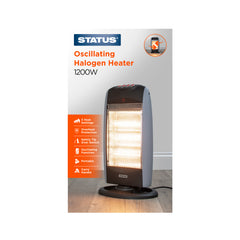 Status Oscillating 1200w Halogen Heater