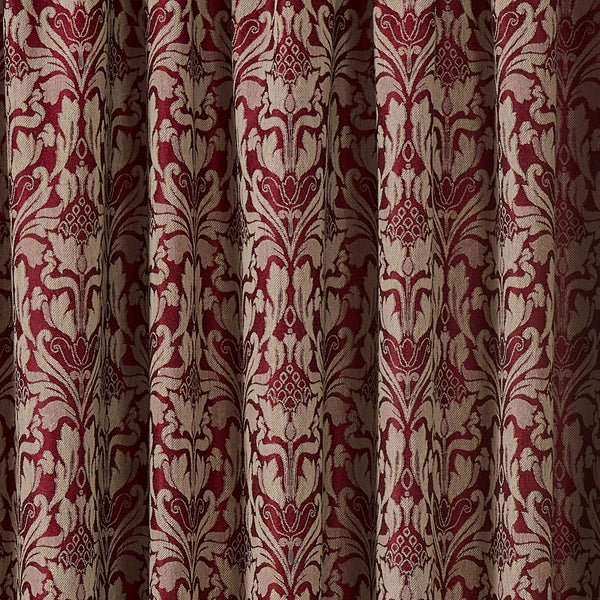 Dreams & Drapes Woven Hawthorne Curtains 66x72 Inch - Burgundy