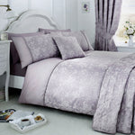 Dreams & Drapes Woven Jasmine Duvet Cover Set - Lavender