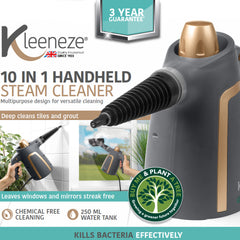 Kleeneze 10-in-1 Handheld Steam Cleaner