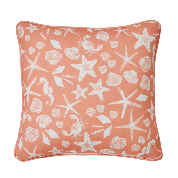Fusion Lobster Outdoor Filled Cushion 43x43cm - Orange