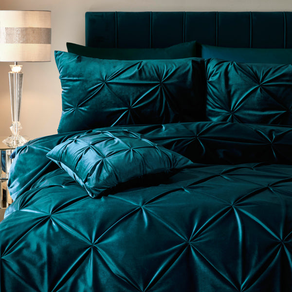 Soiree Mira Duvet Cover Set - Teal