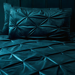 Soiree Mira Teal Duvet Cover Set