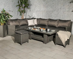 Royalcraft Paris 7 Piece Deluxe Modular Corner Dining Set