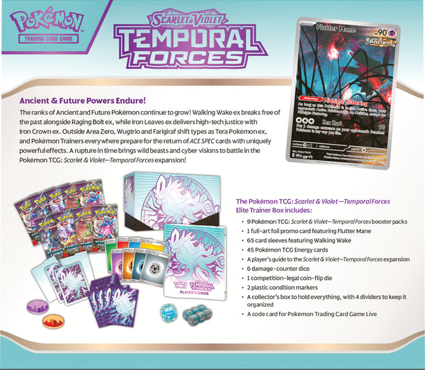 Pokemon Temporal Forces Elite Trainer Box - Assorted
